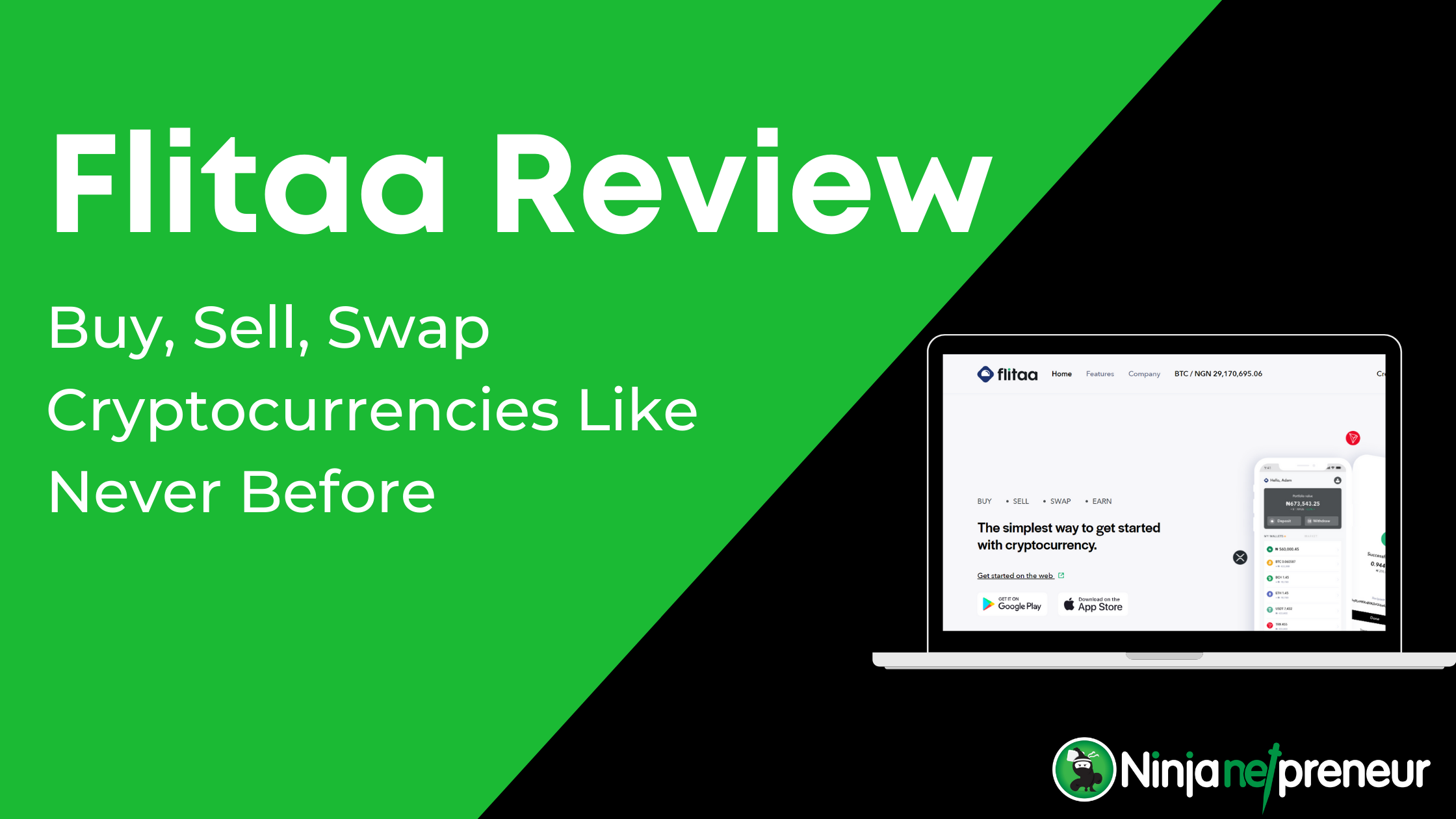 flitaa review, buy, sell, swap and cryptocurrencies in Nigeria